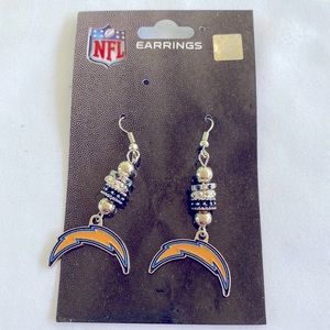 Los Angeles Chargers Game Day Earrings NWT